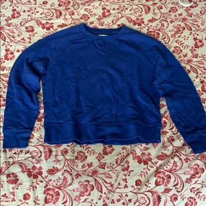 Blue Madewell sweatshirt